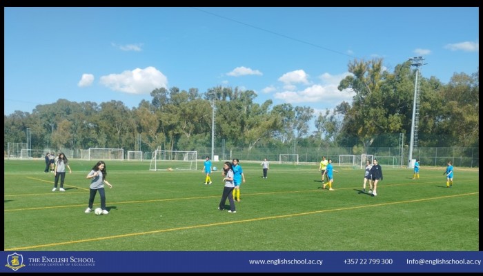 Junior Girls' Victories in Football and Volleyball Matches